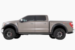 Ford F-150 Pocket Fender Flares - Rough Country - JX Lead Foot - Flat Black - '21-'23